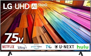 Amazon | LG 液晶テレビ 75UT8000PJB 75V型 4Kチューナー内蔵/スマート